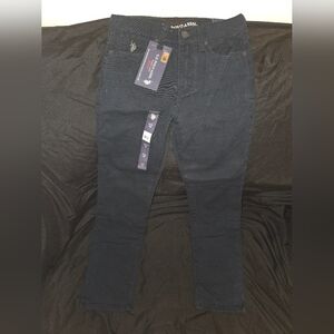 U.S. POLO ASSN. Boys Straight Twill Pant Black Size 10 NWTG